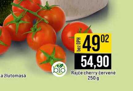 Rajce cherry červené 250 g 