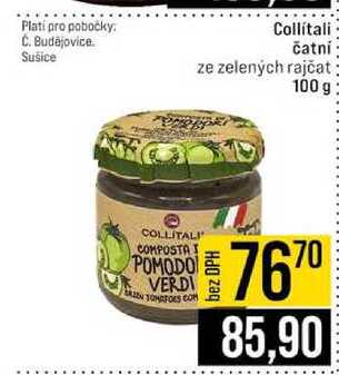Collitali čatní ze zelených rajčat 100 g 
