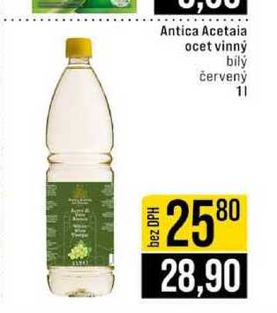 Antica Acetaia ocet vinný bilý červený 1l