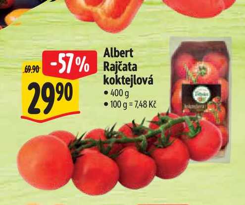 Albert Rajčata koktejlová 400 g