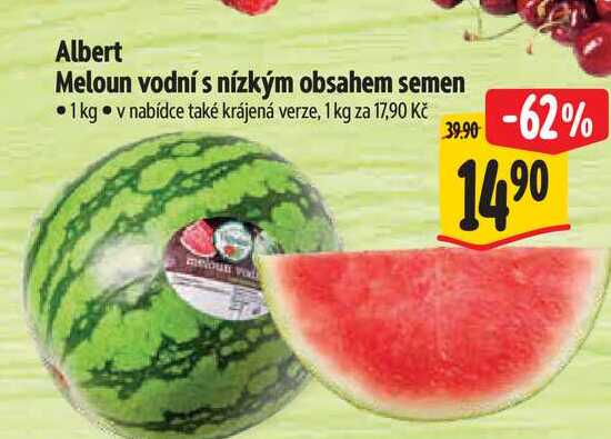 Albert Meloun vodní s nízkým obsahem semen 1 kg