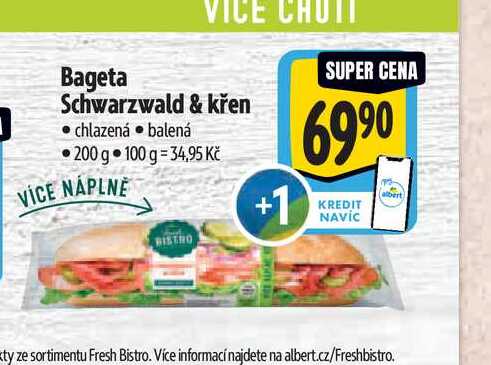 Bageta Schwarzwald & křen 200 g
