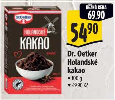   Dr. Oetker Holandské kakao 100 g 