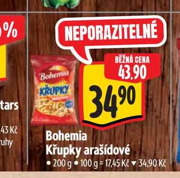 Bohemia Křupky arašídové 200 g