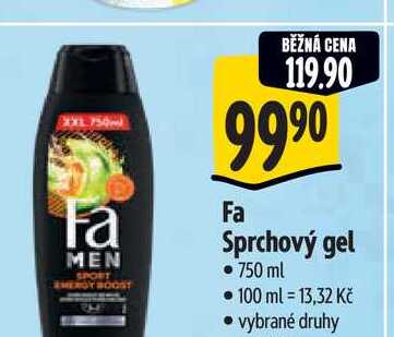 Fa Sprchový gel  750 ml Albert