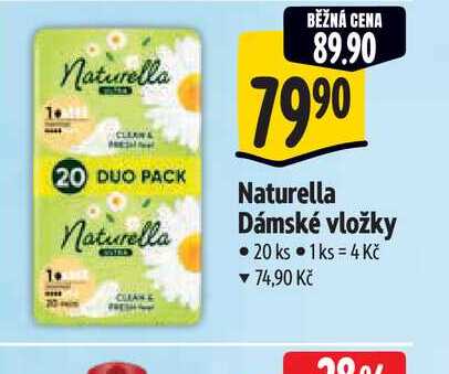 Naturella Dámské vložky 20 ks Albert