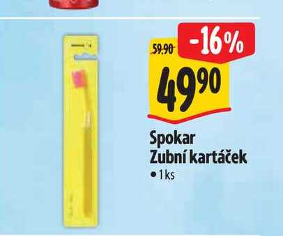 Spokar Zubní kartáček  1ks Albert