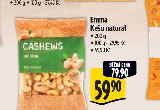 Emma Kešu natural 200 g