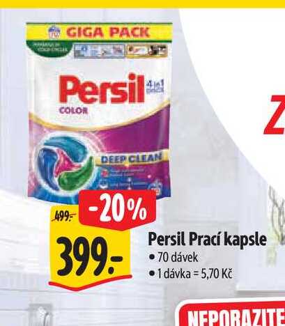 Persil Prací kapsle 70 dávek Albert