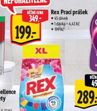 Rex Prací prášek 45 dávek