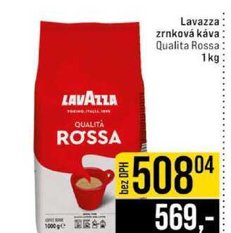 Lavazza zrnková káva Qualita Rossa 1 kg