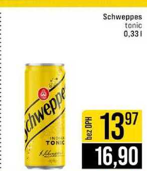 Schweppes tonic 0,33l