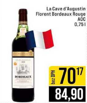 La Cave d'Augustin Florent Bordeaux Rouge AOC 0,75l
