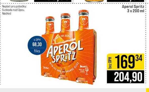 Aperol Spritz 3 x 200 ml