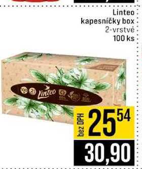 Linteo kapesníčky box 2-vrstvé 100 ks 
