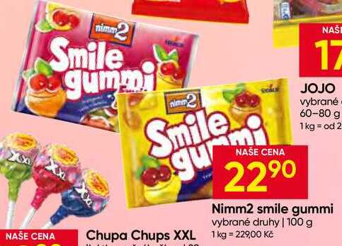 Nimm2 smile gummi vybrané druhy 100 g