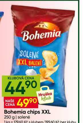 Bohemia chips XXL 250 g