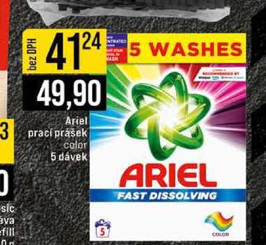 Ariel prací prášek color 5 dávek 