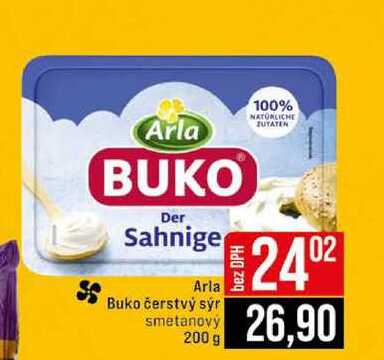 Arla Buko čerstvý sýr smetanový 200 g