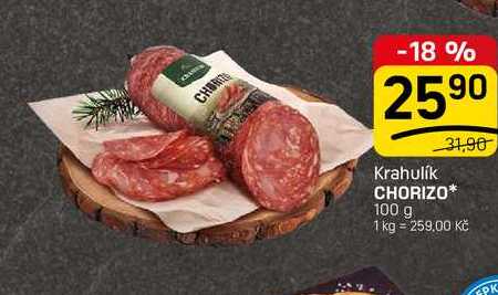 CHORIZO* 100 g