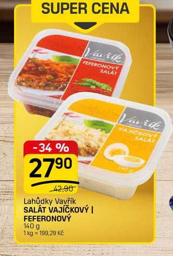 SALÁT VAJÍČKOVÝ | FEFERONOVÝ 140 g 