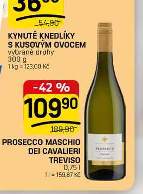 PROSECCO MASCHIO DEI CAVALIERI TREVISO 0,75l