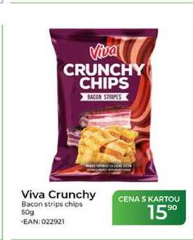 Viva Bacon strips chips 50g