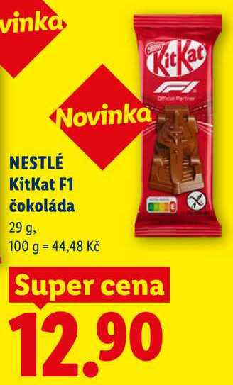 NESTLÉ KitKat F1 čokoláda, 29 g