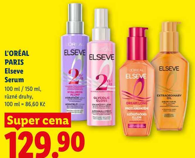 L'ORÉAL PARIS Elseve Serum, 100 ml/150 ml Lidl