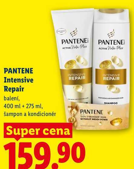 PANTENE Intensive Repair, 400 ml + 275 ml Lidl