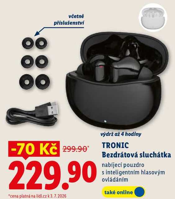 TRONIC Bezdrátová sluchátka