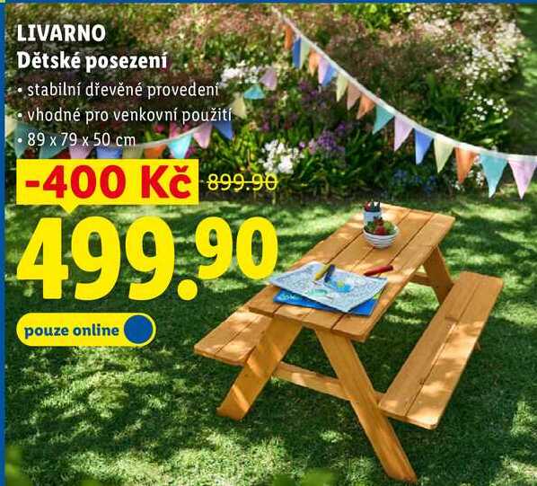 LIVARNO Dětské posezení