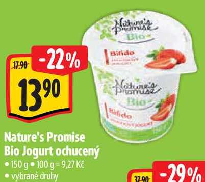 Nature's Promise Bio Jogurt ochucený, 150 g