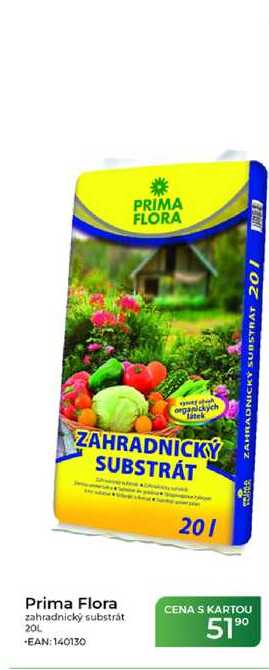 Prima Flora zahradnický substrát 20L
