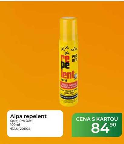 Alpa repelent Sprej Pro Děti 100ml Tamda Foods