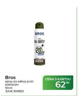 Bros spray na odevy proti klištatúm 90ml Tamda Foods