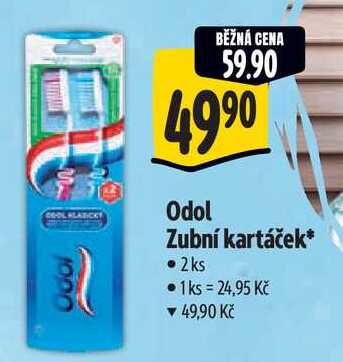 Odol Zubní kartáček, 2 ks Albert