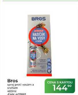 Bros sprej proti vosȧm a srsňům 400ml Tamda Foods