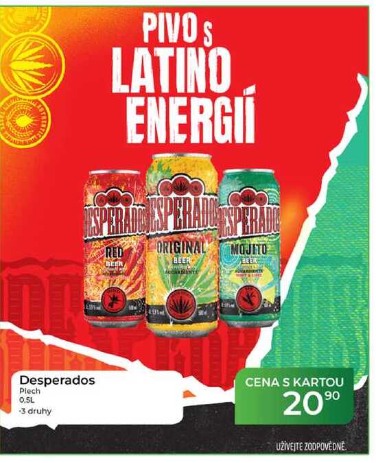 Desperados Plech 0,5L 