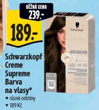 Schwarzkopf Creme Supreme Barva na vlasy Albert