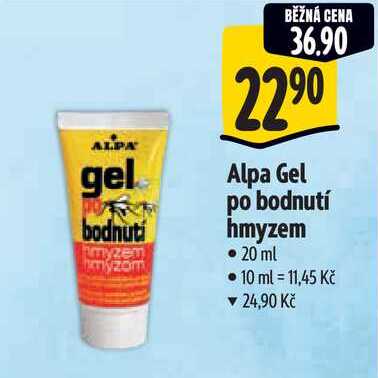 Alpa Gel po bodnutí hmyzem, 20 ml Albert