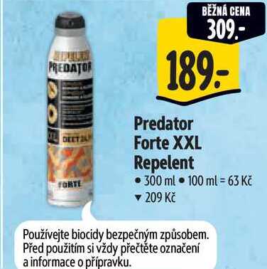 Predator Forte XXL Repelent, 300 ml Albert