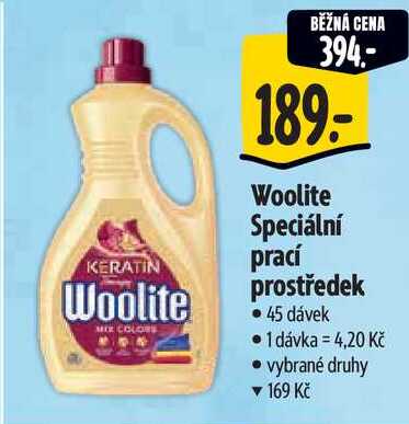 Woolite Speciální prací prostředek, 45 dávek