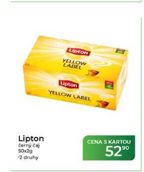 Lipton černý čaj 50x2g