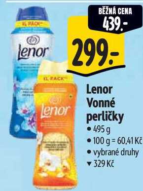 Lenor Vonné perličky, 495 g