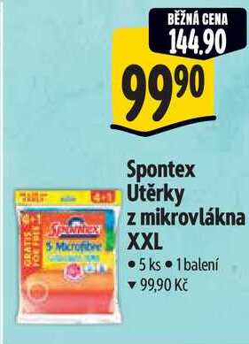 Spontex Utěrky z mikrovlákna XXL, 5 ks