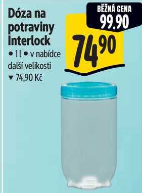 Dóza na potraviny Interlock