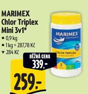 MARIMEX Chlor Triplex Mini 3v1, 0,9 kg Albert