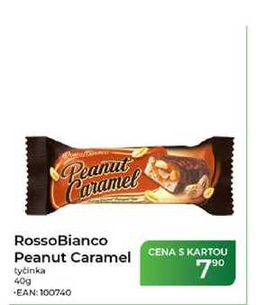 RossoBianco Peanut Caramel tyčinka 40g