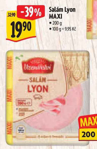 Salám Lyon MAXI, 200 g